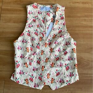 NWT RESA Floral Vest